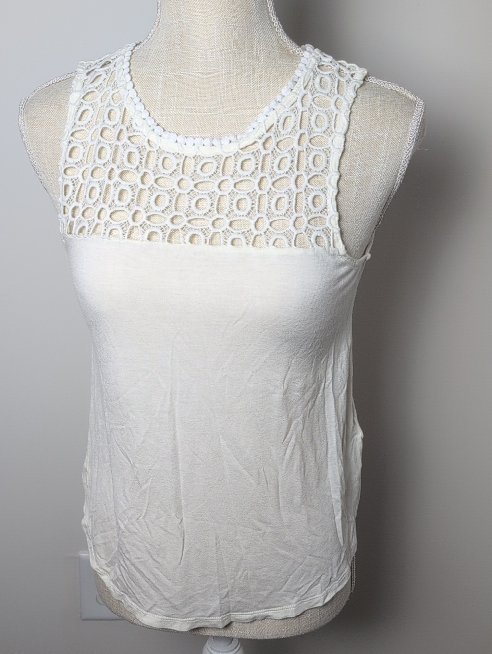 H&M Cream  Sleeveless Tank